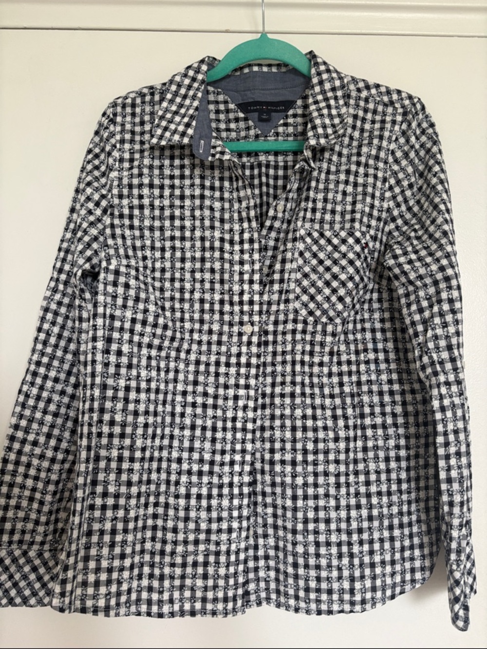 Tommy Hilfiger Blue & White Check Shirt